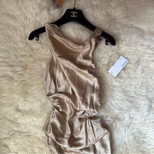 Reformation Casette Silk Dress NWT